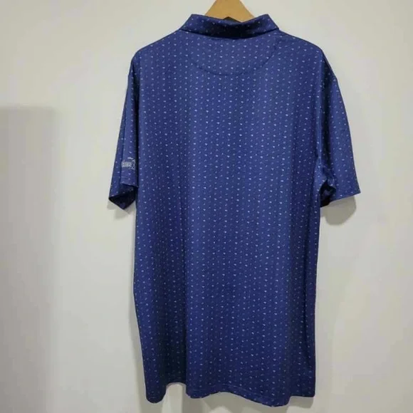 Men's Play Bad Look Good Par Golf Polo Shirt BogeyBros Blue Size S - Picture 2 of 11